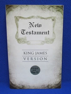 SPECIAL NEW TESTAMENT BIBLE KING JAMES FREE SHIPPING SOLDIER IN VIETNAM ENGLISH - Bild 1 von 3