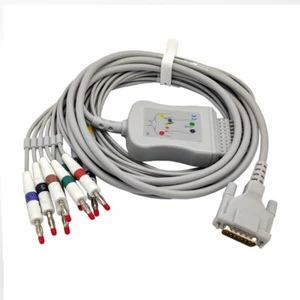ECG Machine 10 Lead Cable, for Bionet Cardio Care2000 Touch3000 Patient Monitor - Picture 1 of 5