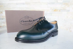 Church's EU 44 UK 10 zapatos con cordones zapatos bajos STANCE verde oscuro NUEVO precio original 890 € - Imagen 1 de 7