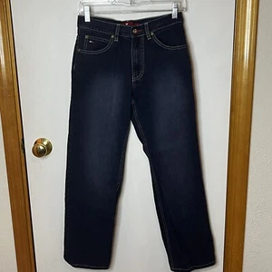 Tommy Hilfiger Jeans Boys / Youth 14 Dark Wash Blue 5 Pocket 100% Cotton Casual - Picture 1 of 10