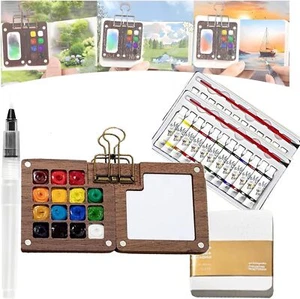 Tobios Watercolor Kit, Tobios Pocket-Aquarellset, Mini Watercolor Paint Set - Picture 1 of 17