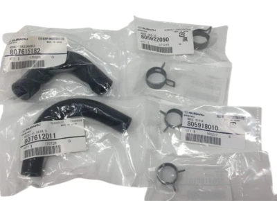 Abrazaderas de mangueras de derivación bomba de agua turbo Forester WRX STi 2002-2019 genuino Subaru Foto 1 de 4