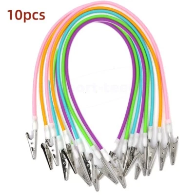 10 piezas Bufanda Dental Silicona Paciente Babero Clips Cordón Servilleteros Colores Surtidos Foto 1 de 4