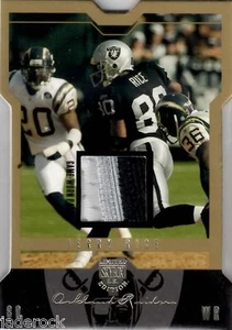 Jerry Rice 2004 Skybox LE Gold Border 3 Color Game Used Jersey Prime Patch #/50 - Picture 1 of 3