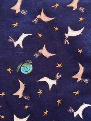 Kari Pearson for SSI Cotton Fabric KP Kids & Co 5.44 Yards Earth Deer Stars - Image 1 of 4