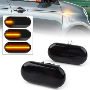For Smart Fortwo W453 C453 14-19 15 16 Dynamic Amblem LED Car Side Marker Lights - Foto 1 di 11
