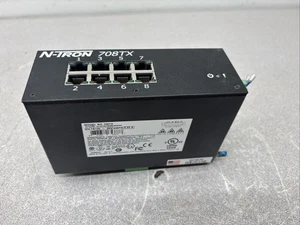 Conmutador Ethernet industrial administrado N-Tron 708TX, 8 puertos, 10-30VDC 0,25A - Imagen 1 de 7