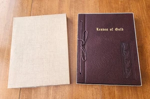 Vintage 1948 Book Leaves Of Gold Revised Edition By Clyde Francis Lytle w/ Box - Picture 1 of 11