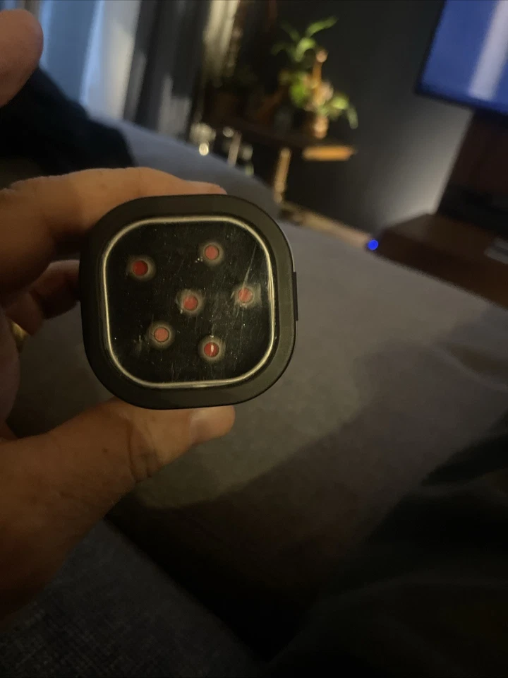 Martin Luxe Liquidmetal Bridge Pin Set Chrome/Red Red -Used - Image 1 of 2