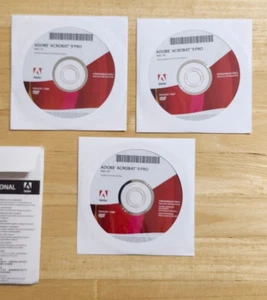 Adobe Acrobat 9 Pro Full Version For Apple Mac OS - With Serial Numbers- Sealed - Picture 1 of 2