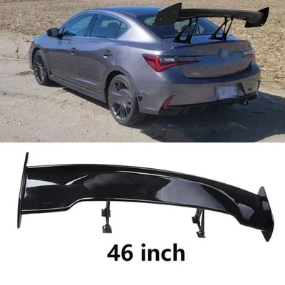 46"Car GT Style Trunk Rear Spoiler Wing Gloss Black For Acura ILX 2013-2022 Foto 1 de 4