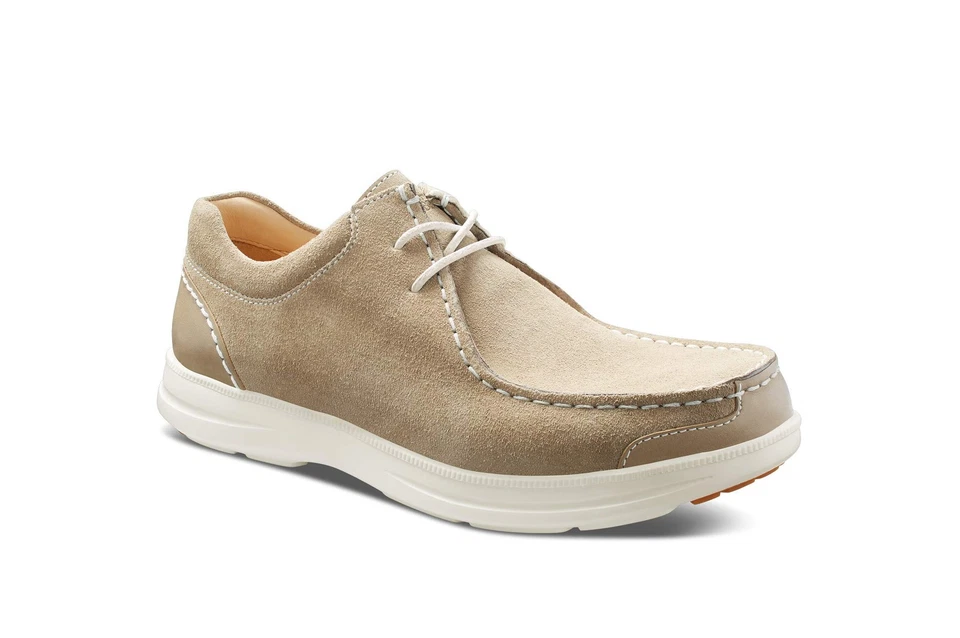 Samuel Hubbard Men's Great Strides Comfort Lace Up Casual Shoe Sand Suede Size12 - Image 1 of 1