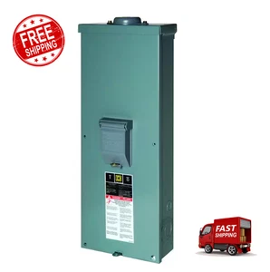 QO 200 Amp 2-Pole Outdoor Circuit Breaker Enclosure with QOM2200VH Breaker - Picture 1 of 9