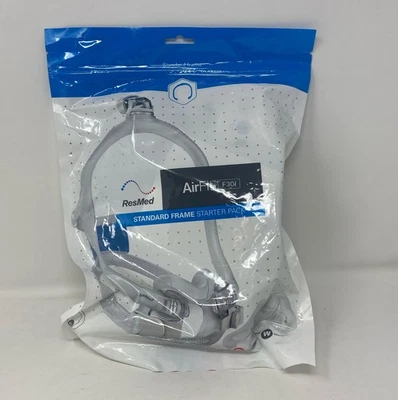 F30i Full-Face Mask - Standard Frame Starter Pack, Gray/Blue - Image 1 of 4