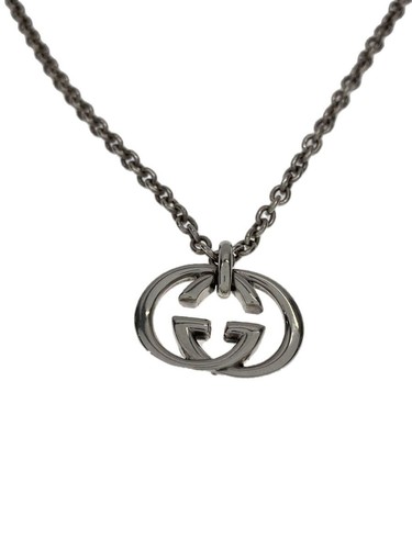 Collana Gucci ad incastro G SV925 SLV top disponibile uomo