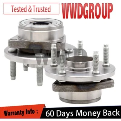 (2) Front Wheel Bearing & Hub For Ford Taurus Mercury Sable Lincoln Continental Foto 1 de 4