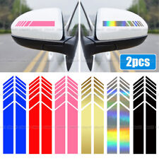 2x Vinyl Graphic Car Sticker Rearview Mirror Side Decal Stripe Decal Accessory