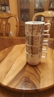 Pier 1 Imports Stackable Mug Set of 4 - Image 1 of 4