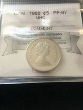 1988  Coin Mart Graded Canadian, Five Cent, **PF-67 UHC**