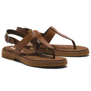 TIMBERLAND - Chicago Riverside Thong - Womens Rust Leather Sandals - NEW!!! - Picture 1 of 8