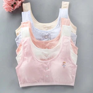 5pcs Girl Bra Teen Underwear for Kids Girls Bras Training Vest Cotton 9-16 Years - Picture 1 of 11