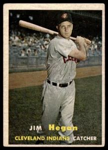 1957 Topps #136 Jim Hegan - Picture 1 of 2