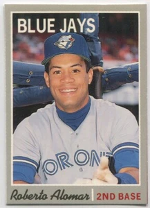 1992 Baseball Cards Magazine '70 Topps #66 Roberto Alomar Toronto Blue Jays - Picture 1 of 2