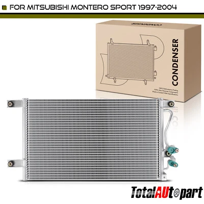 AC Condenser Air Conditioning with bracket for Mitsubishi Montero Sport 97-04 - Изображение 1 из 4