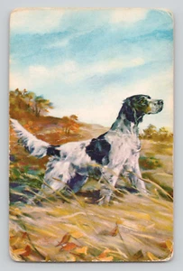 Swap Card Autumn Cocker Spaniel Hunting Dog Two of Diamonds Playing Card - Picture 1 of 3