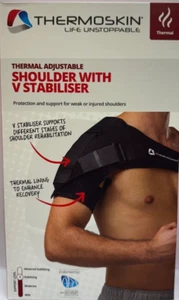 Thermoskin Thermal Adjustable Shoulder with V Stabiliser - Aussie Stock - Picture 1 of 7