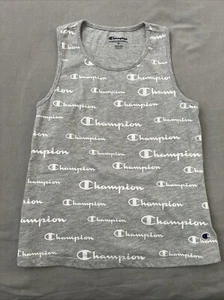 Champion Girls Tank Top Gray & White Size M (Pre-Owned) - Picture 1 of 11