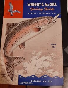 Vintage 1952 WRIGHT & McGILL  Fishing Tackle Catalog, Illustrated