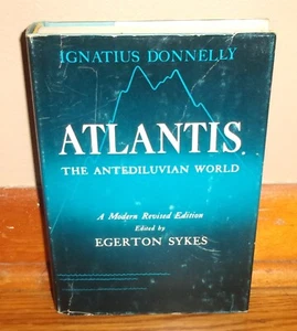 ATLANTIS-The Antediluvian World-1949 Revised-Ignatius Donnelly-UNREAD HC w/DJ! - Imagen 1 de 8