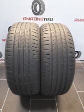 2X 225/55 R17 Bridgestone Turanza T005 97W Tyres 5MM+ Matching pair  (T162)