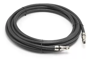 RG-11 Coax Cable - F Type Compression Connector |Black| 10 FT Coaxial - Picture 1 of 9