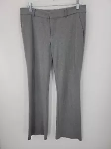 Kut from the Kloth Pants Womens 8 Gray Flare Leg Flat Front Pockets Career - Picture 1 of 7