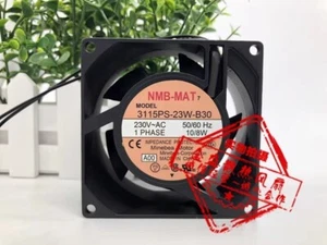 NMB 3115PS-23W-B30 8038 AC230V 10/8W 8CM AC Cooling Fan - Picture 1 of 2