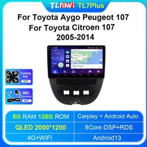 For Peuget Toyota Aygo Citroen GPS Navi Radio Auto Car Multimedia Stereo Player - Picture 1 of 32