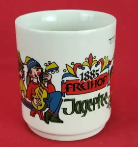 Freihof Jagertee (österreichisch) Kaffeetasse Becher RAR! Apulum Made in Rumänien - Bild 1 von 7