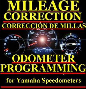 Velociómetro de motocicleta Yamaha medidor de instrumentos racimo odómetro de kilometraje PROGRAMA - Imagen 1 de 1