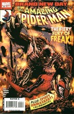 AMAZING SPIDER-MAN #554 (VOL 1) BRAND NEW DAY / MARVEL / MAY 2008 / 1ST PRINT