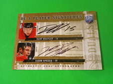 2006-07 Be A Player Signatures Dual Autograph Dany Heatley Jason Spezza Auto