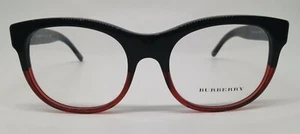Burberry B 2169 schwarz/rot 3467 Kunststoff Brillengestell 50-18-140 Italien Neu RX - Bild 1 von 6