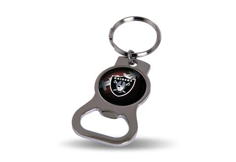 Oakland Raiders Key Chain And Bottle Opener Cover
