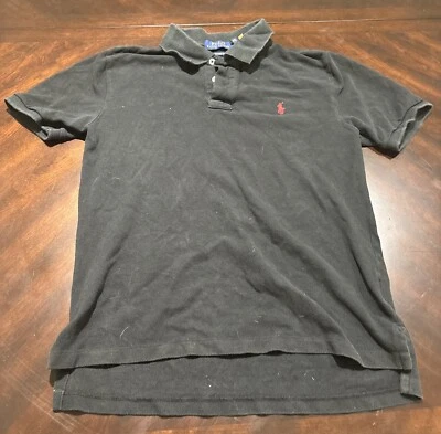 Polo Ralph Lauren Niños Talla Grande 14/16 Juvenil Negro Manga Corta Niños Foto 1 de 4