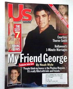 2001 JANUARY 22 US WEEKLY MAGAZINE - GEORGE CLOONEY FRONT COVER # 310 - Picture 1 of 15