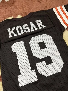 Vintage 90’s Logo 7 Bernie Kosar Cleveland Browns #19 NFL JERSEY Small Youth - Picture 1 of 8