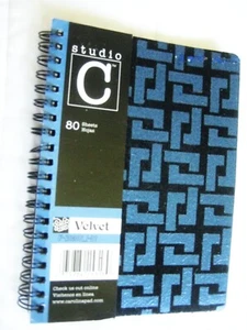 Studio C Spiral Pocket Size Notebook 80 Sheets Hojas 7" x 5" Vintage unused - Picture 1 of 6
