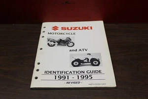 1991-1995 SUZUKI IDENTIFICATION GUIDE OEM MANUAL 99923-12951 - Picture 1 of 4