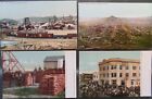 Goldfield Nevada Mines Mohawk Red Top Nixon Block General View Set Of Four 